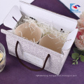 Sencai Custom Promotion corrugated packaging paper box with handle